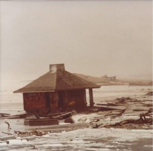 Blizzard of 1978, Destroyed Parking Area & Pavilion, Eastham, Cape Cod, MA